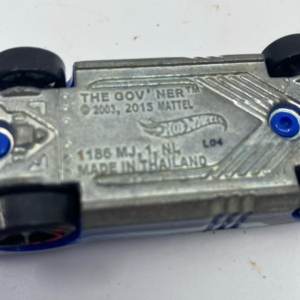 Hot Wheels The Govner Blue Diecast Toy Car - Picture 6 of 8
